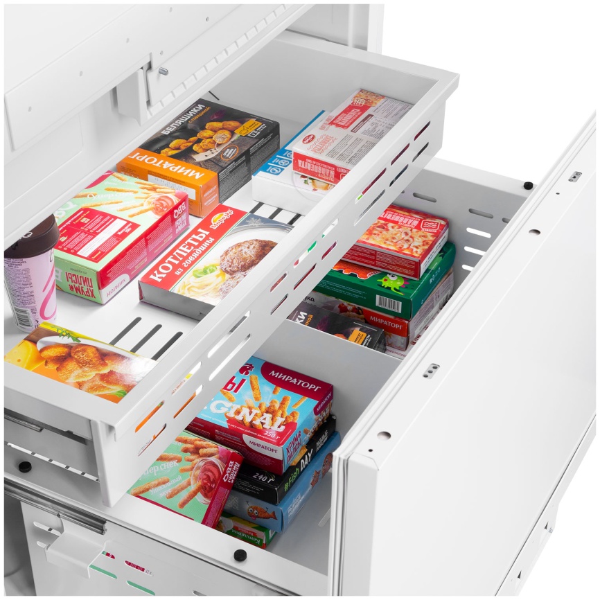 Встраиваемый многокамерный холодильник Maunfeld MBF212NFW2 No frost, белый фото 11