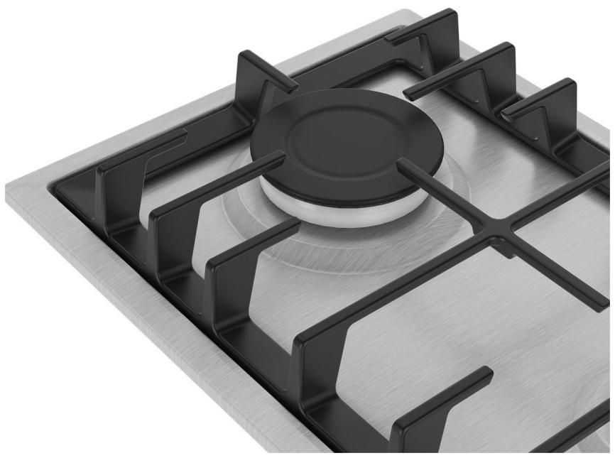 Газовая варочная панель Hotpoint HGMT 321 IX 28 см, 2 конфорки электроподжиг газконтроль, серебристый фото 5