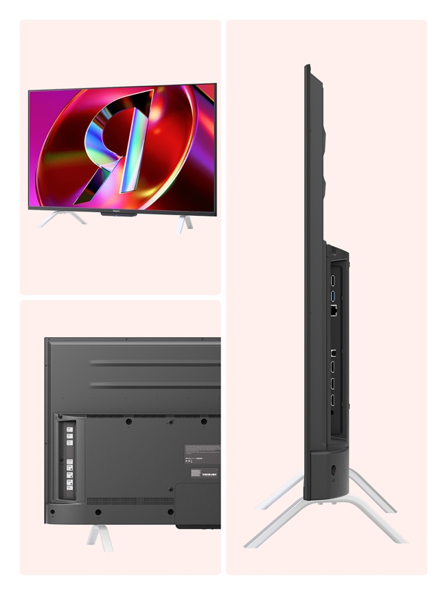 Телевизор Яндекс YNDX-00095, 55 дюйма, 4K Ultra HD, смарт ТВ, YаOS, черный фото 3