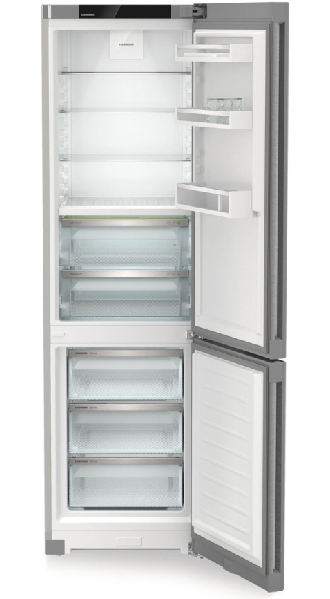 Двухкамерный холодильник Liebherr CBNsdc 573i-22 001 BioFresh No frost, серебристый фото 6