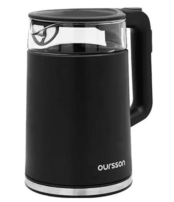 Чайник электрический Oursson KE1733WD/BL (Черный) фото 1