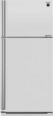 Двухкамерный холодильник Sharp SJ-XE 55 PMWH No frost, белый фото 2