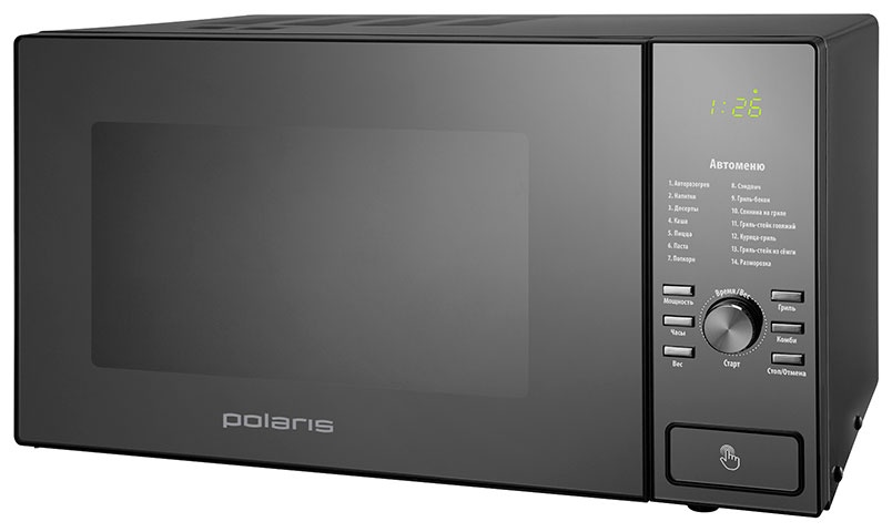 Микроволновая печь - СВЧ Polaris PMO 2303DG RUS, чёрный фото 5