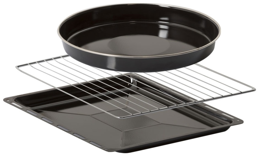 Электрический духовой шкаф Simfer B4EM16016 45 см, 49 л, гриль и конвекция, черный фото 4