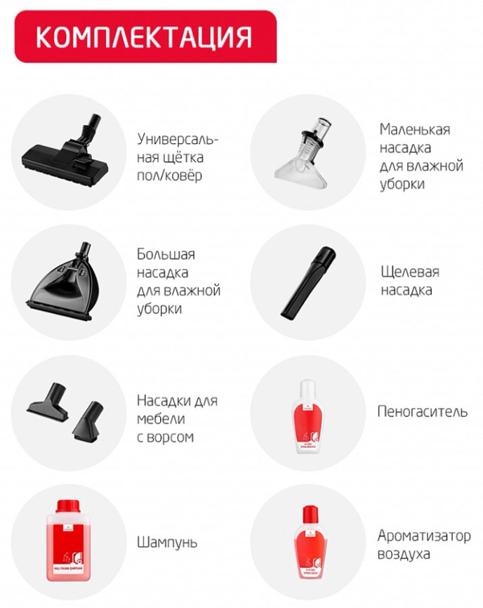 Моющий пылесос с аквафильтром Arnica Hydra Rain ARN001G фото 9