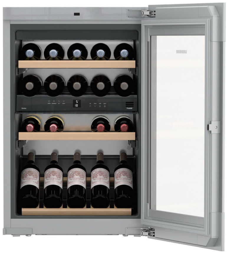Встраиваемый винный шкаф Liebherr EWTgb 1683-26 001 черное стекло фото 4