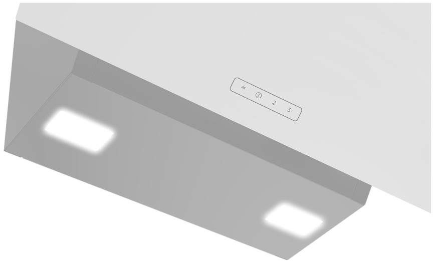 Вытяжка Hotpoint HPHV 62FLT WH, белая фото 5