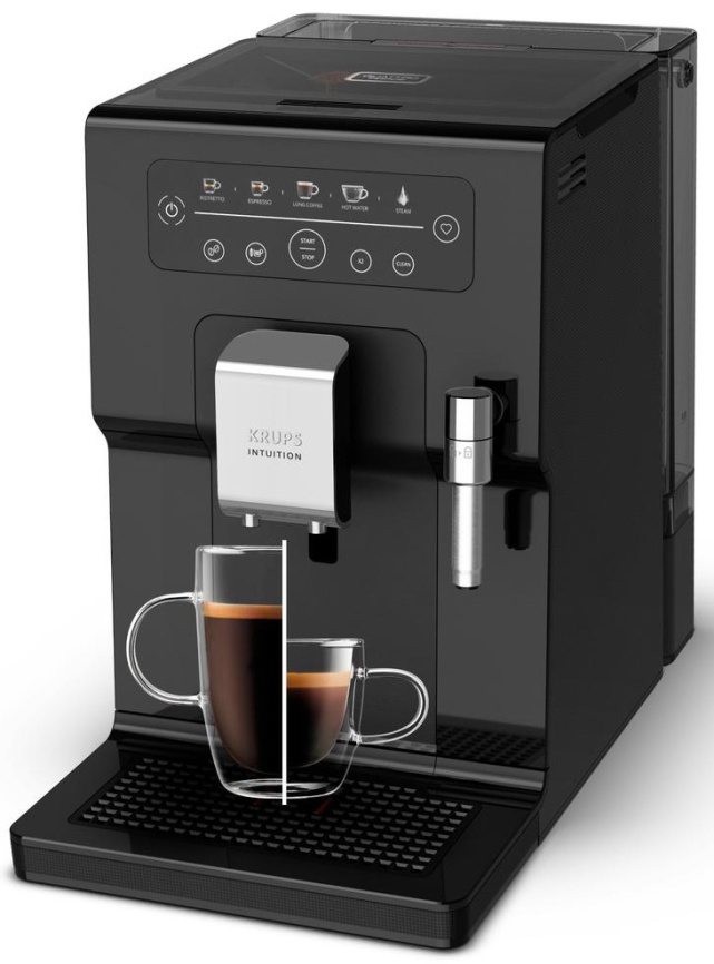 Кофемашина автоматическая Krups Intuition Essential EA870810 черный фото 11