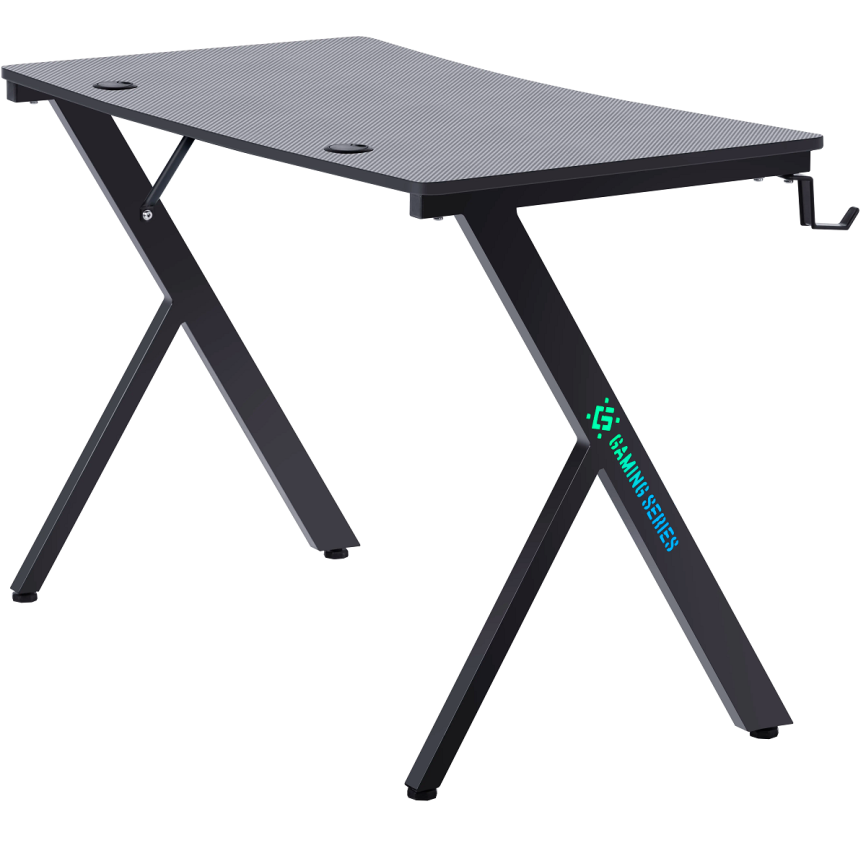 Defender Игровой стол AroX подвес кружк+гарн,черн,МДФ,RGB Defender 64076 фото 3