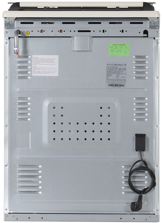 Газовая плита De luxe 606040.24г 006 60 см, 64 л, 4 конфорки, бежевый фото 10