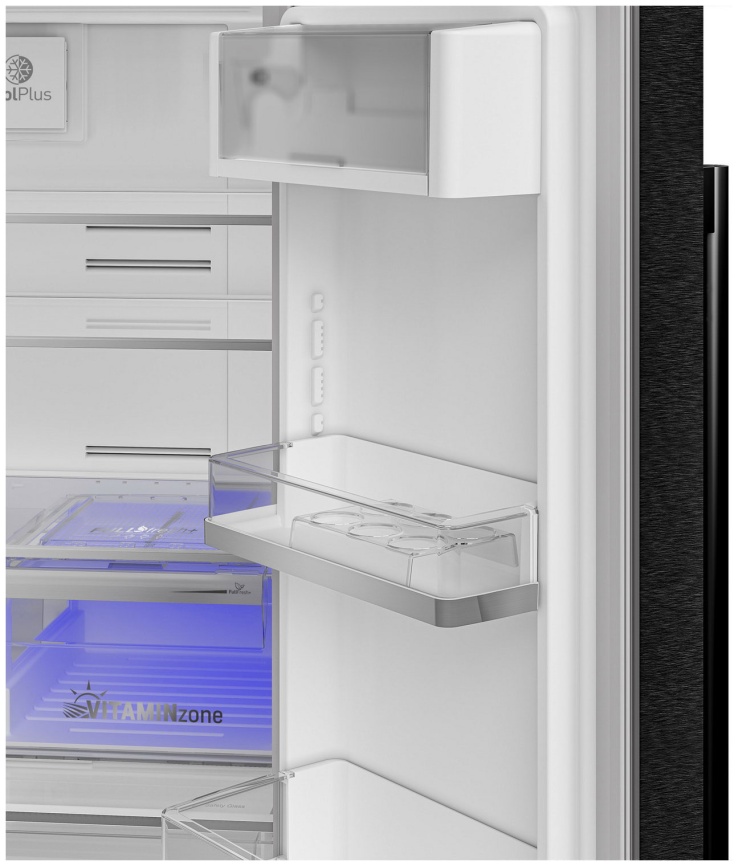 Многокамерный холодильник Grundig GQN20130LXBR No frost, серый фото 5