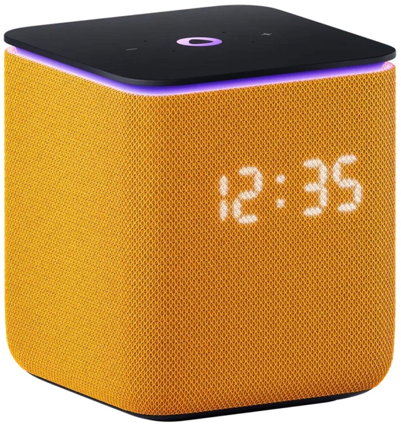 Умная колонка Яндекс Станция Миди с Алисой, с Zigbee, 24Вт, оранжевый фото 1