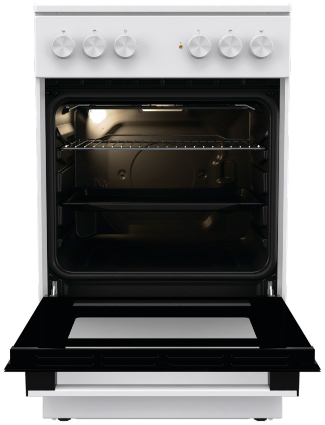 Электроплита Gorenje GEC5A12WG-B 50 см, 4 конфорки, белый фото 5