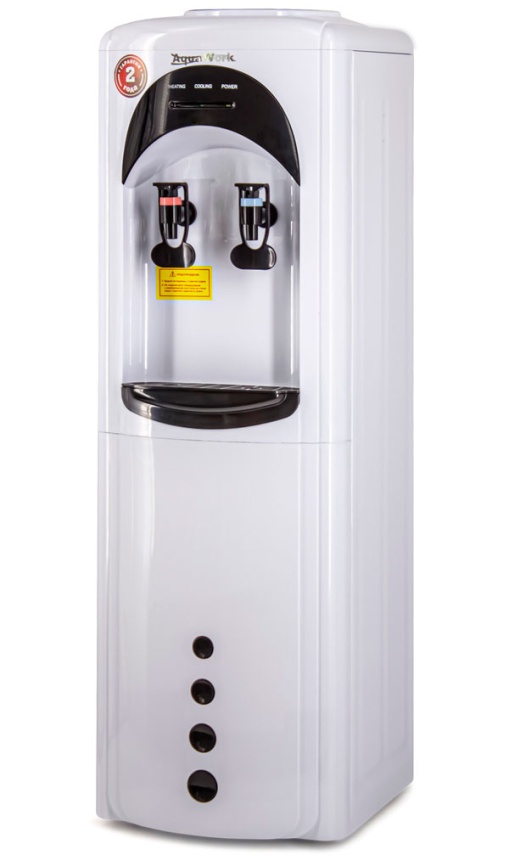 Кулер для воды Aqua Work 17LDR, бело-черный, (27686) фото 1