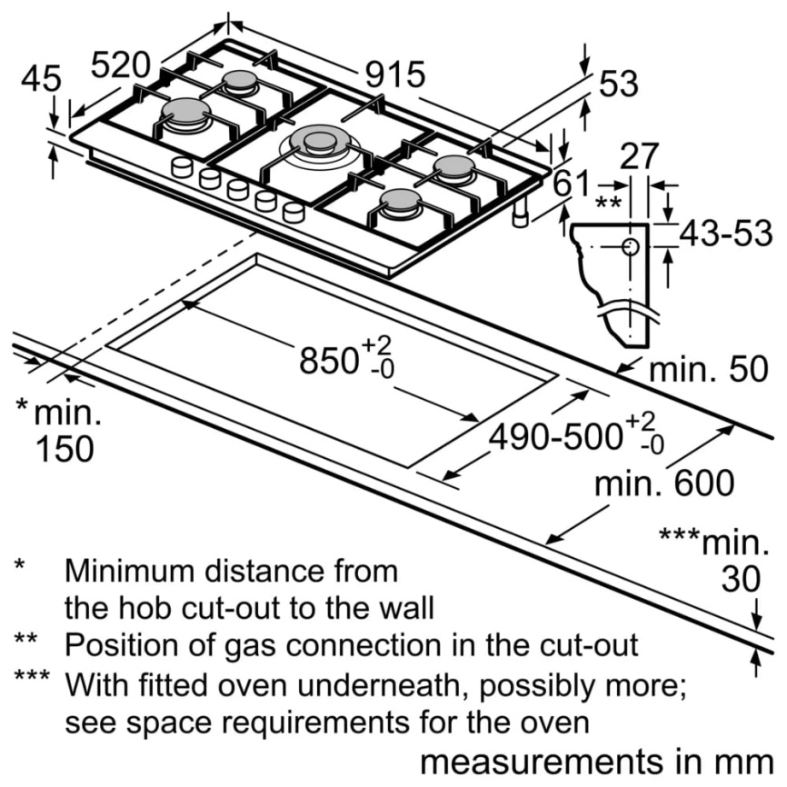 Встраиваемая варочная панель BOSCH BOSCH PCR9A5I90M фото 6