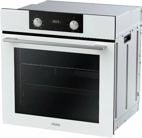 Электрический духовой шкаф Haier HOQ-K2ANN3WB 59 см, 72 л гриль конвекция, белый фото 3