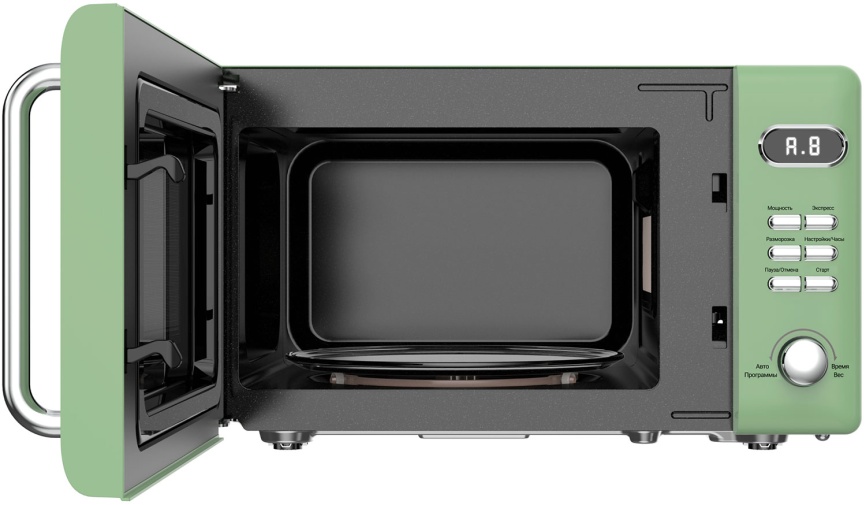 Микроволновая печь - СВЧ Tesler ME-2035, зеленый фото 3