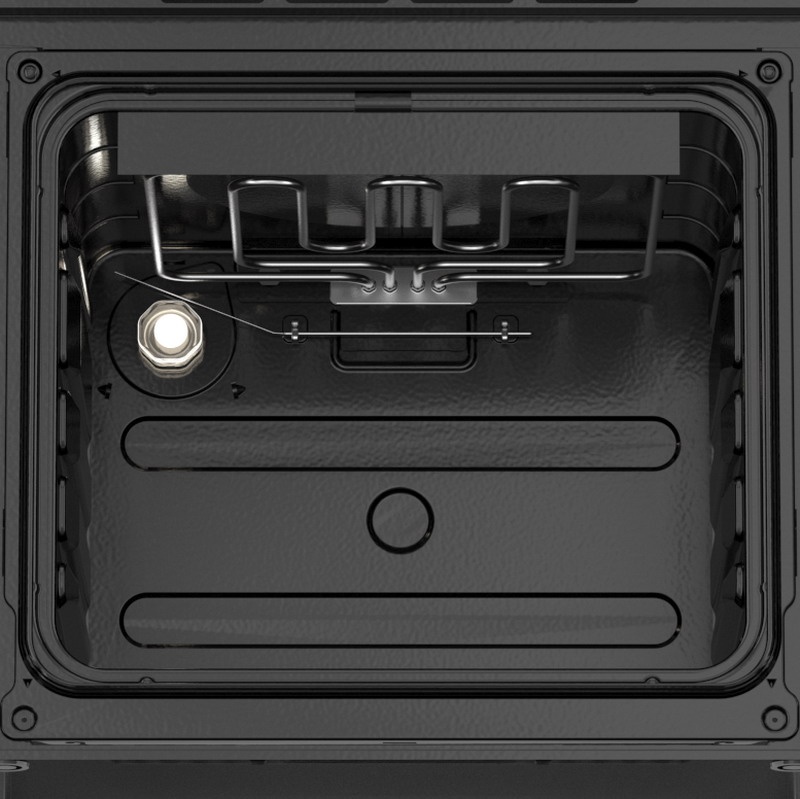 Электрический духовой шкаф Darina 1U BDE111 701 At 59 см, 50 л гриль, антрацит фото 6