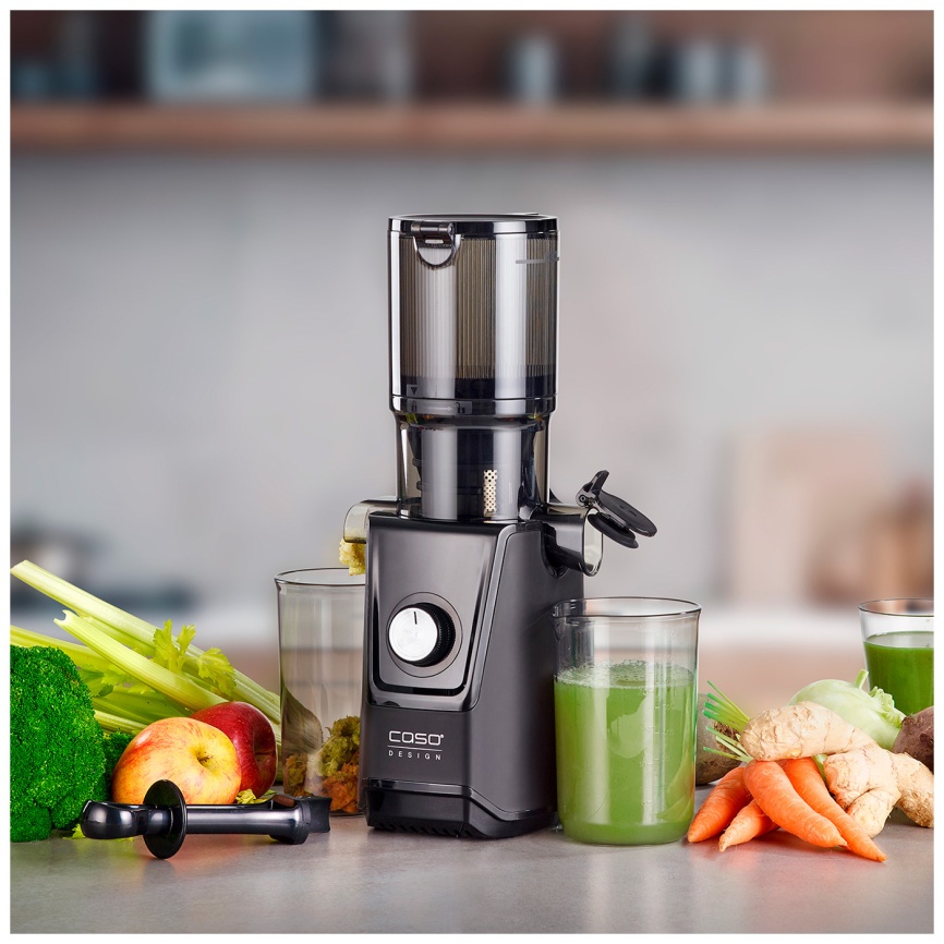 Соковыжималка шнековая Caso Juice Fit, 200 Вт, нержавеющая сталь фото 9