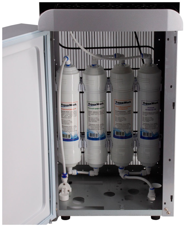 Пурифайер Aqua Work 105 LR/SF F серебристо-черный напол пурифайер компр.охл. турбо нагрев с крыш SF-1 25601 фото 6