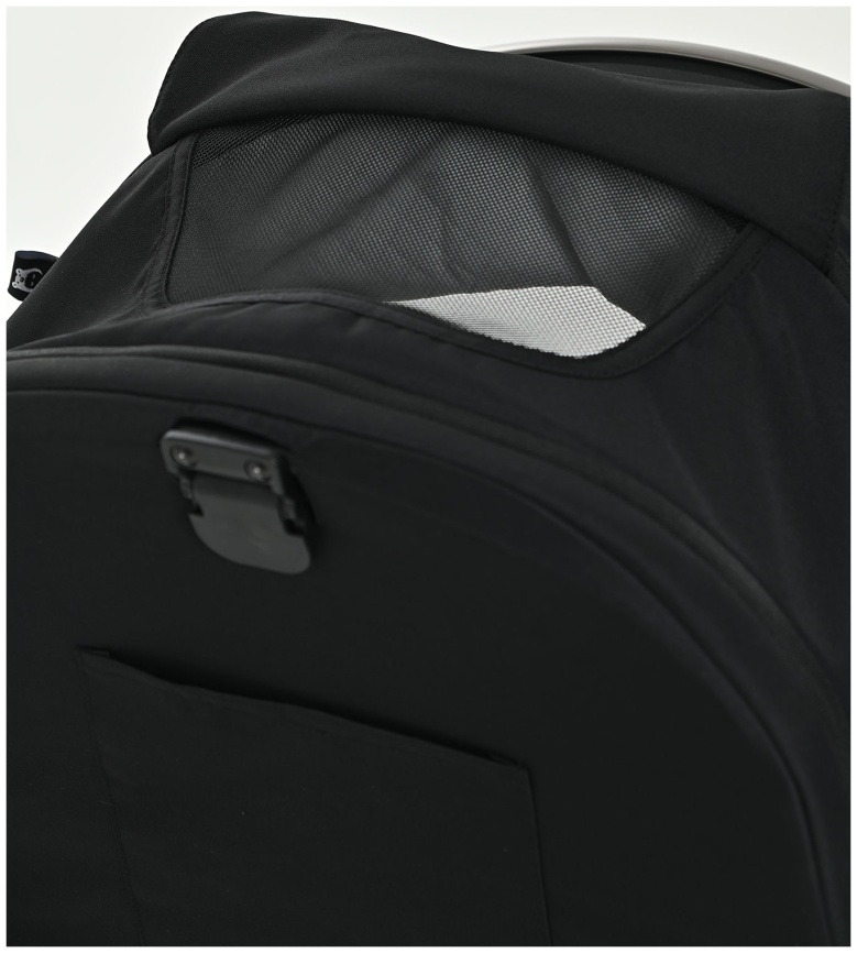 Коляска 2 в 1 Ining Baby Коляска 2 в 1 Ining Baby KR350 black,  люлька, прогулочный блок фото 11