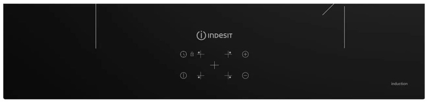 Электрическая варочная панель Indesit IS 41Q60 NE 58 см, 4 конфорки стеклокерамика, черный фото 4