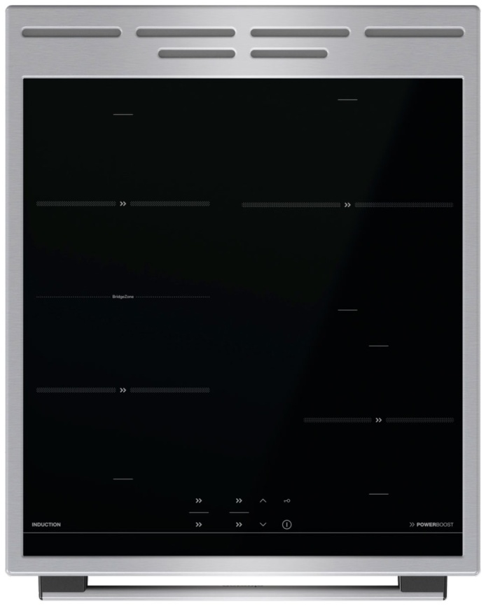 Электроплита Gorenje GEIT5C61XPG 50 см, 4 конфорки, серебристый фото 3
