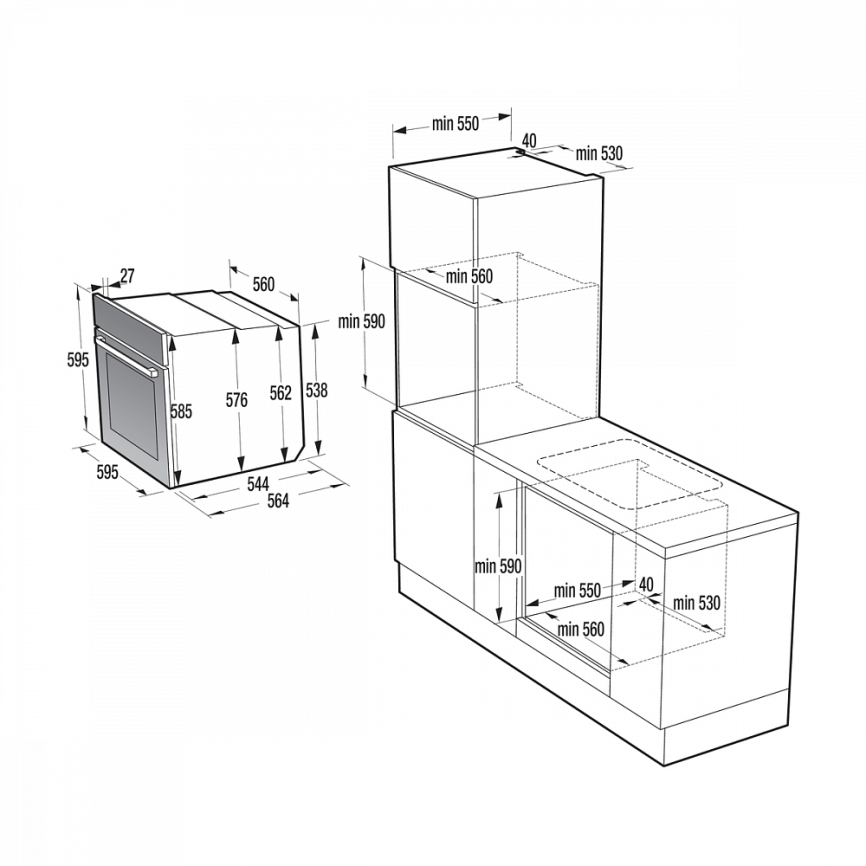 Духовой шкаф GORENJE BSA6138B фото 10