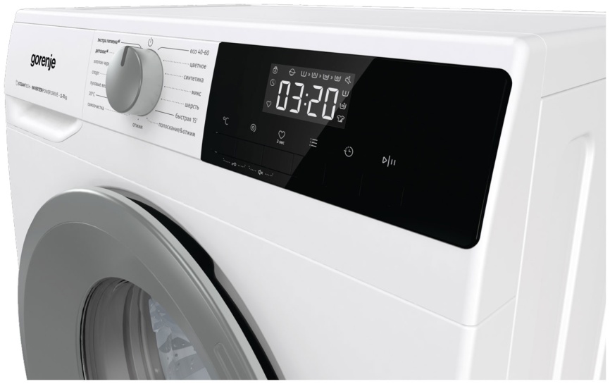 Стиральная машина Gorenje W2NHPI72SCS автомат 7 кг, белый фото 8