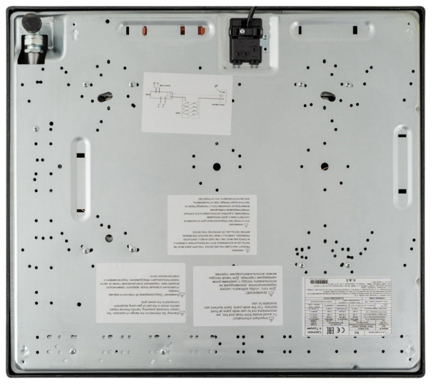 Газовая варочная панель Schaub Lorenz SLK GS6511 58 см, 4 конфорки электроподжиг, черный фото 6