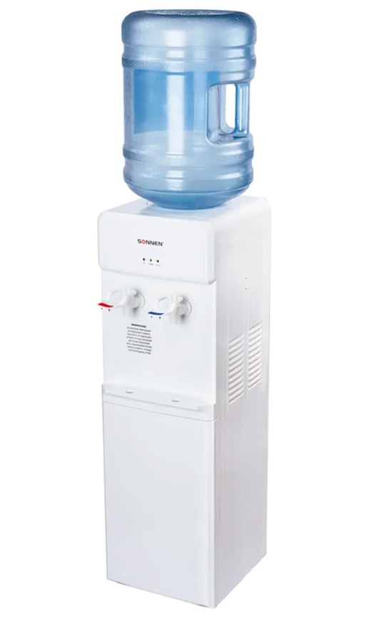 Кулер для воды напольный  Sonnen Fs-01, белый (452419) фото 3