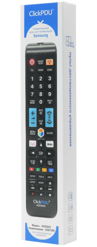 Универсальный пульт ClickPDU HOD2033 для телевзора SAMSUNG (HOD-1380) фото 5