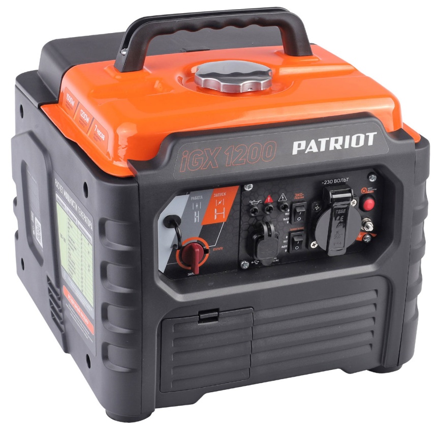 Генератор инверторный Patriot iGX 1200 1.0/1.2 кВт фото 3