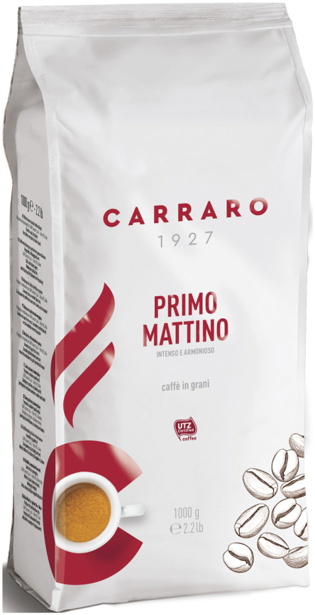 Кофе зерновой Carraro Primo Mattino 1кг фото 1