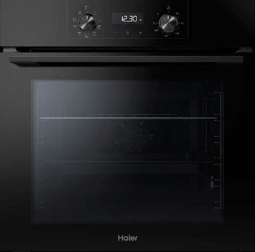 Электрический духовой шкаф Haier HOQ-K2ANN3GB 59 см, 72 л, гриль, черный фото 1
