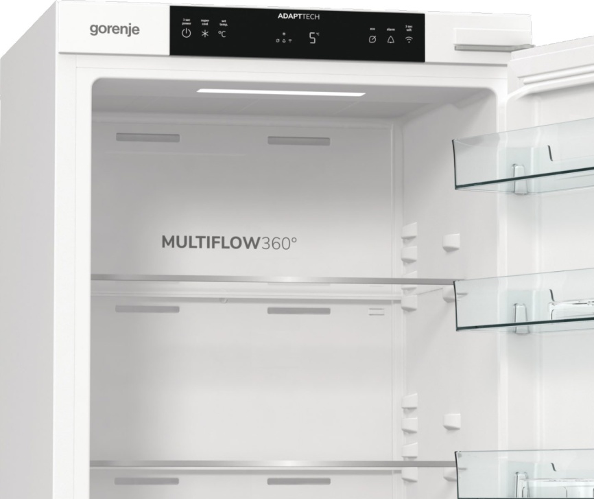 Встраиваемый однокамерный холодильник Gorenje RI517E41WF No frost, белый фото 6