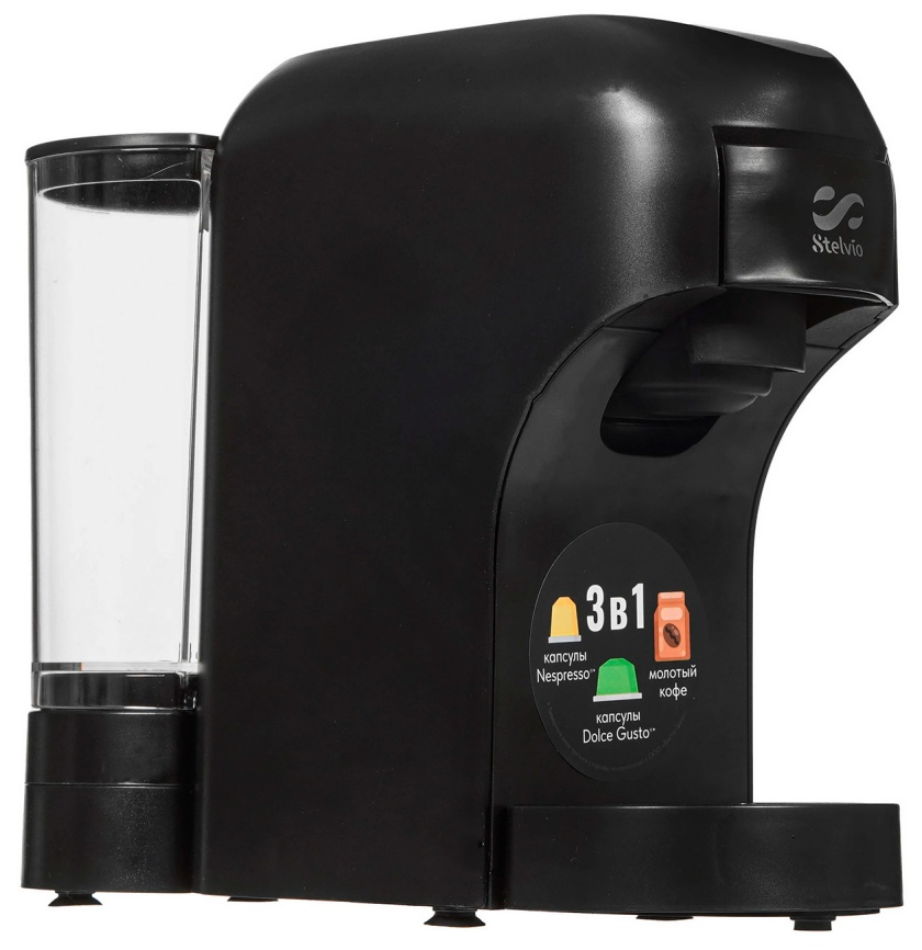 Кофемашина капсульная Stelvio XC300, черная (8283) фото 2