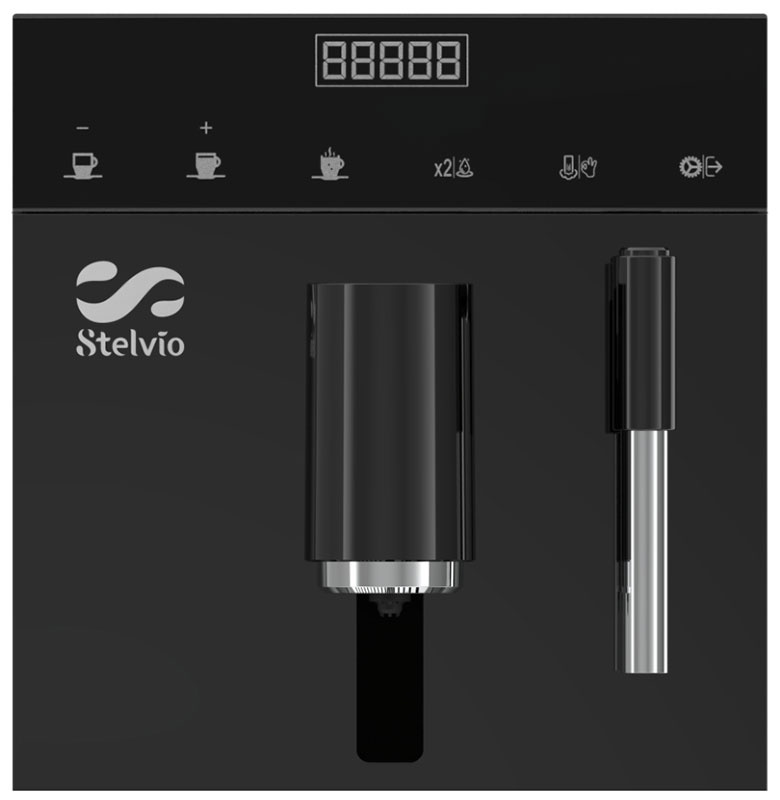 Кофемашина автоматическая Stelvio AC100, 20 бар, 1100 Вт, черная фото 4