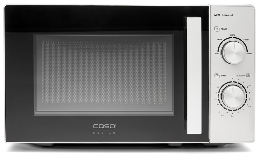 Микроволновая печь - СВЧ Caso M 20 Gourmet, мощность 800 Вт, таймер фото 1