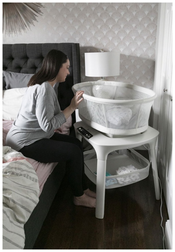 Колыбель 4moms Колыбель 4moms mamaRoo sleep 2000929 до 6 месяцев, 74 см, белый фото 10