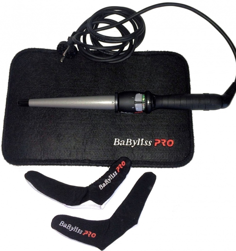 Щипцы для укладки волос Babyliss Pro конусная 19-32 мм BAB2281TTE фото 4
