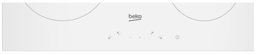 Электрическая варочная панель Beko HIC64400W 58 см, 4 конфорки стеклокерамика, белый фото 5