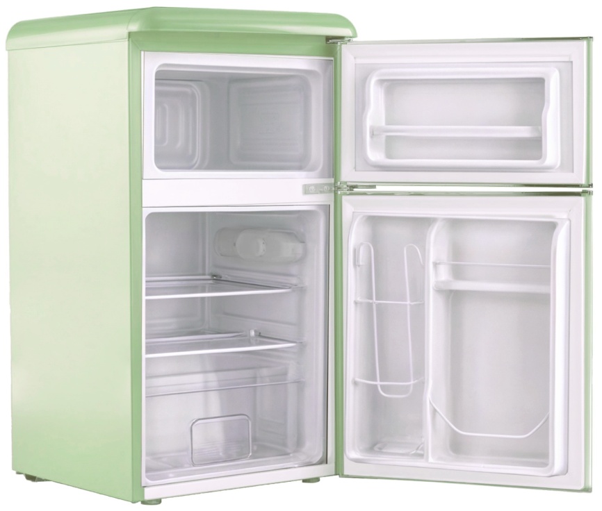Двухкамерный холодильник Tesler RT-97, зеленый фото 8