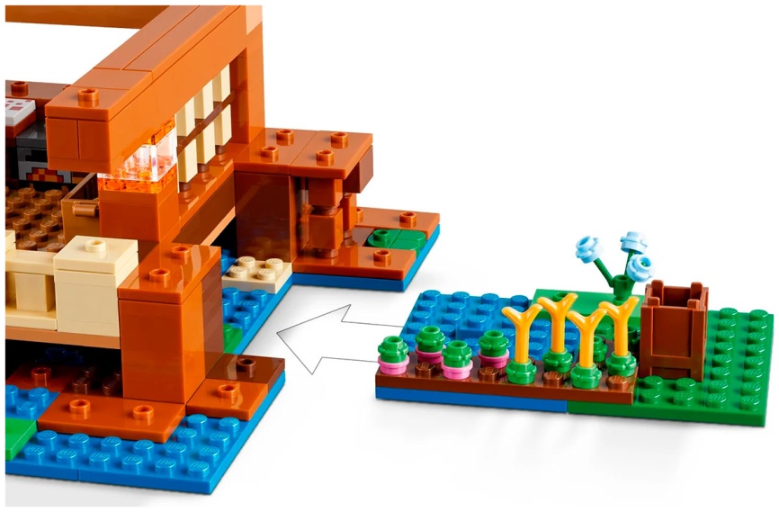 Конструктор Lego Minecraft, Лягушачий домик (21256) фото 5