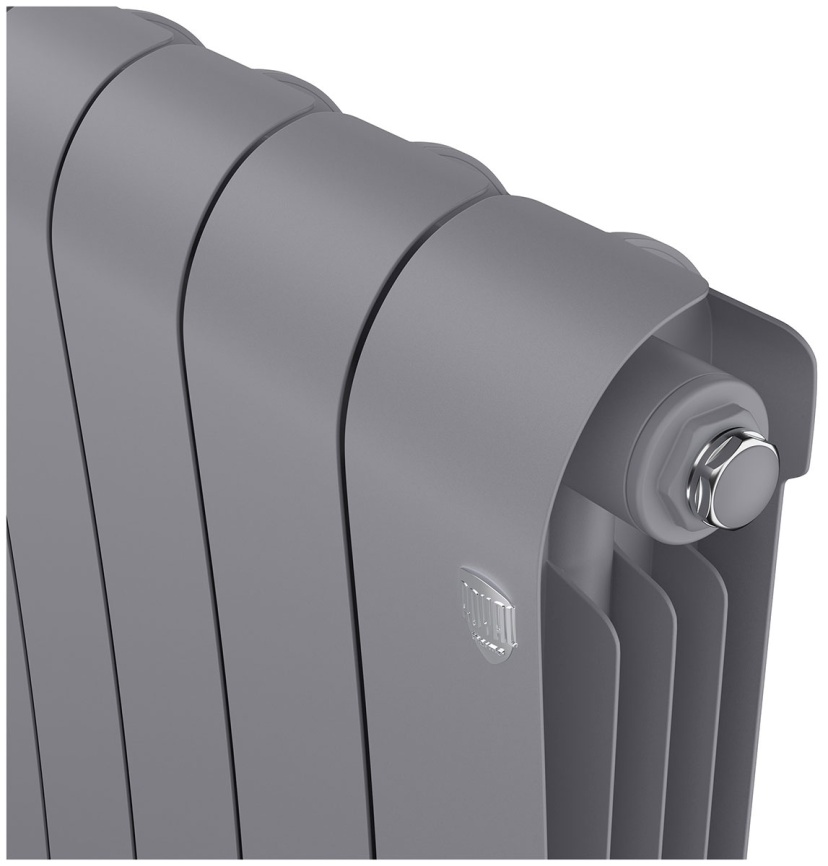 Радиатор биметаллический Royal Thermo Infinity 500 Silver Satin VR80, 12 секций фото 4