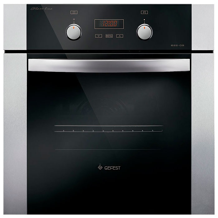 Электрический духовой шкаф Gefest ЭДВ ДА 622-03 РН3 59 см, 52 л гриль конвекция, серебристый фото 1
