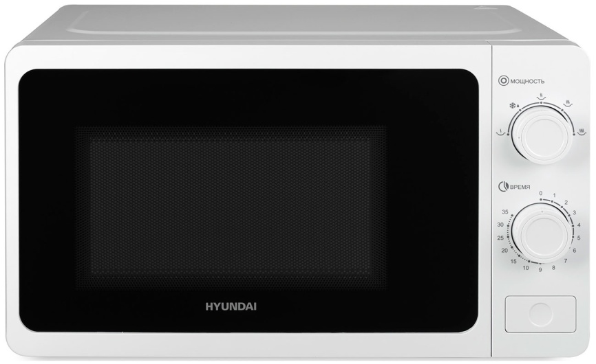 Микроволновая печь - СВЧ Hyundai HYM-M2009 20 л. 700 Вт, белый фото 8