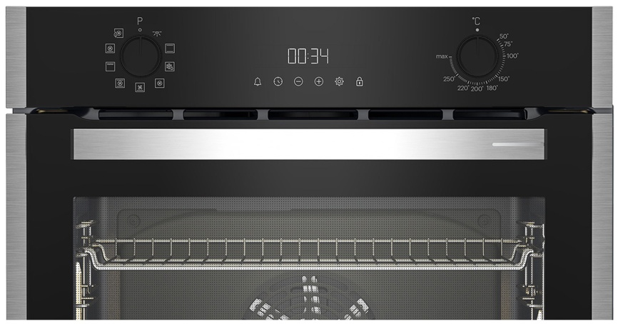 Электрический духовой шкаф Grundig GEBM19301BC 59 см, 71 л, гриль и конвекция, черный фото 4