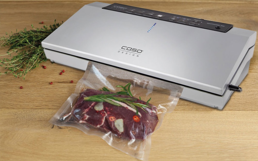 Вакуумный упаковщик Caso GourmetVAC 380, импульсный режим, серебристый фото 4