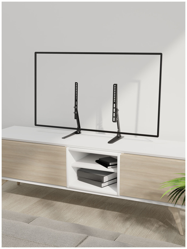 Опоры для ТВ  Holder LCDT-F01-B на стол VESA, металл, до 36 кг,  черный фото 5